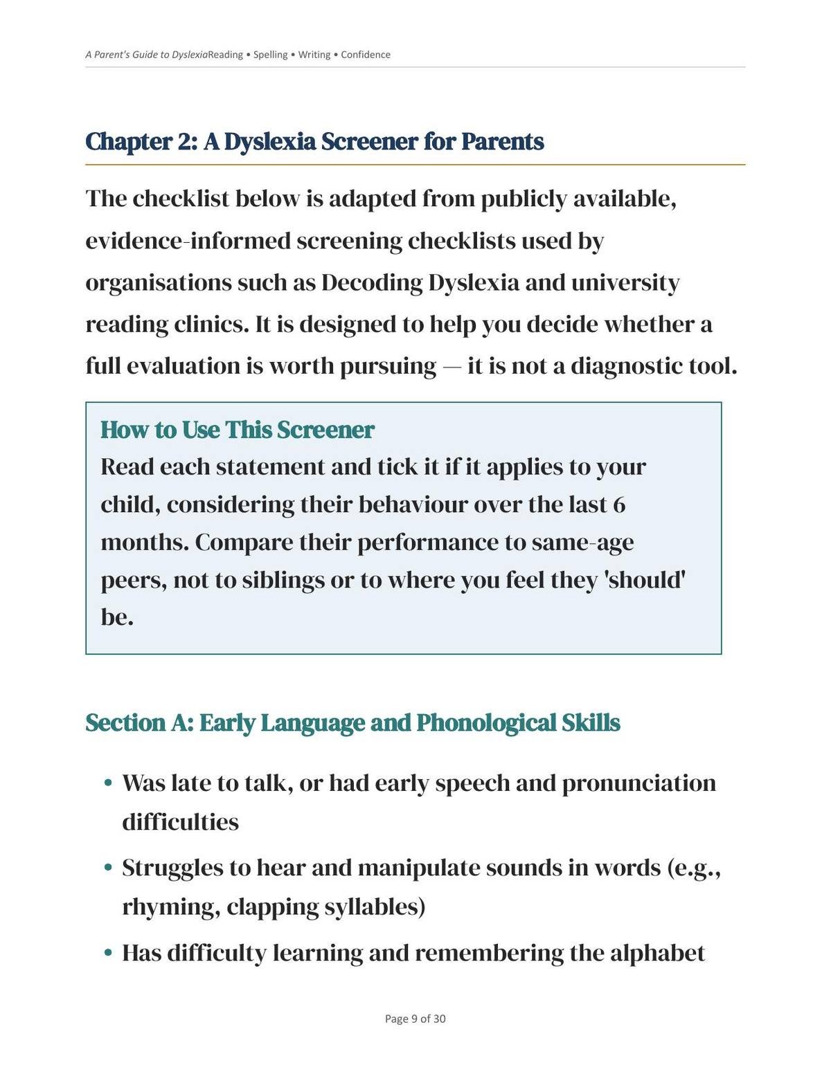 Parent's Guide to Dyslexia – evidence based literacy strategies. - Image 4