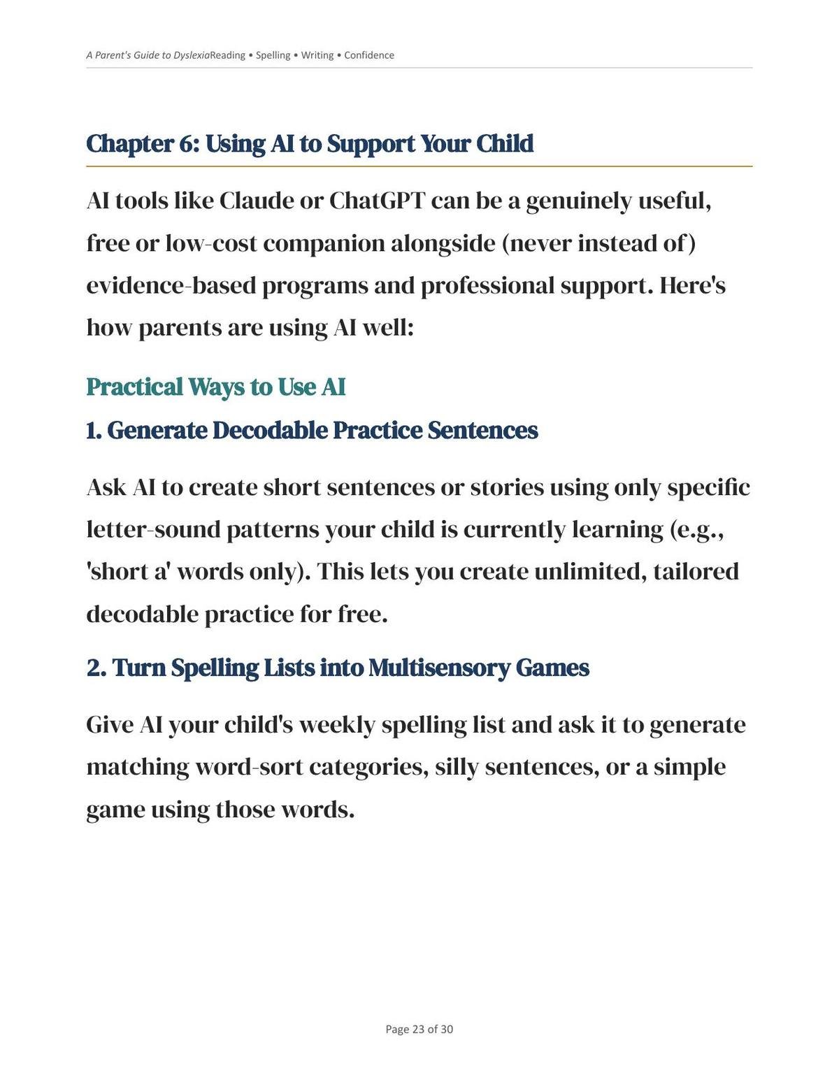 Parent's Guide to Dyslexia – evidence based literacy strategies. - Image 2