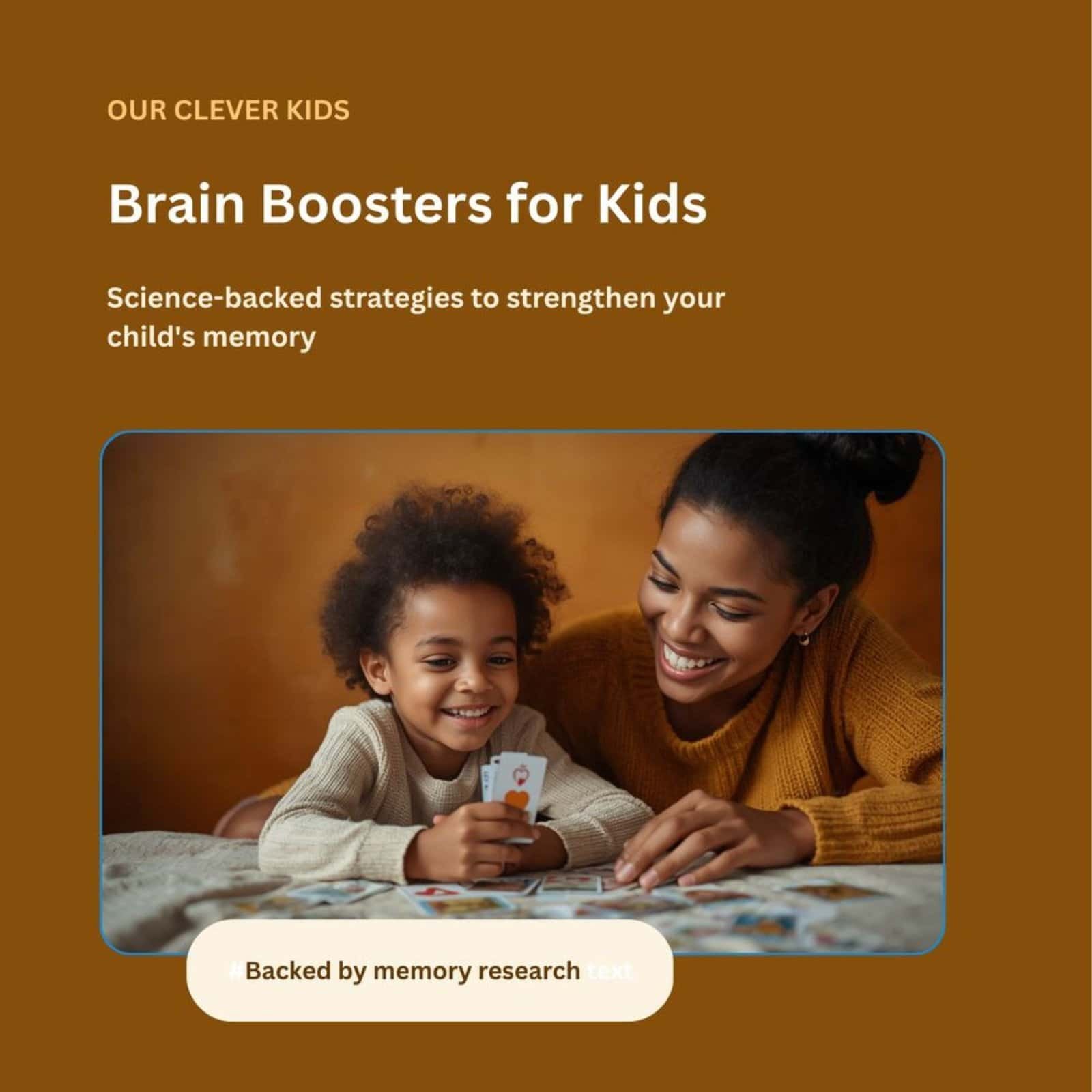 Brain Boosters for Kids
