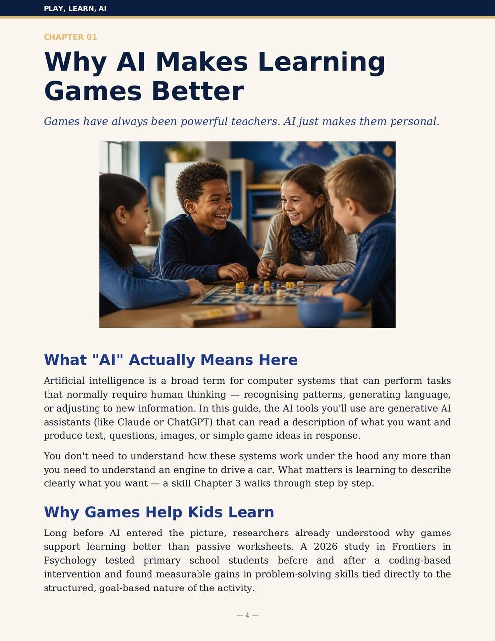 Play, Learn, AI: How to Make Custom Learning Games. - Image 3