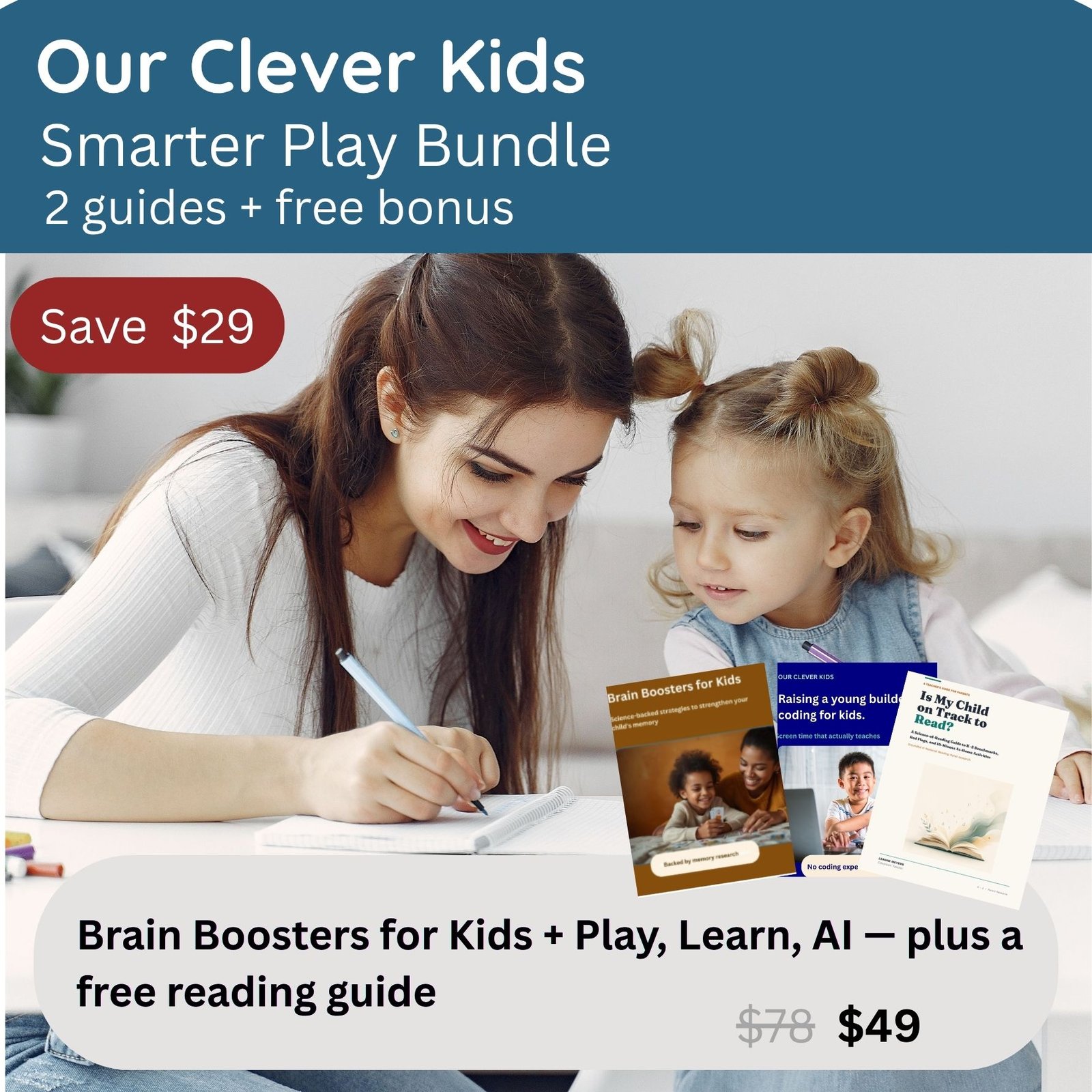 Smarter Play Bundle: Brain Boosters + AI Learning Games (+ Free Reading Guide)