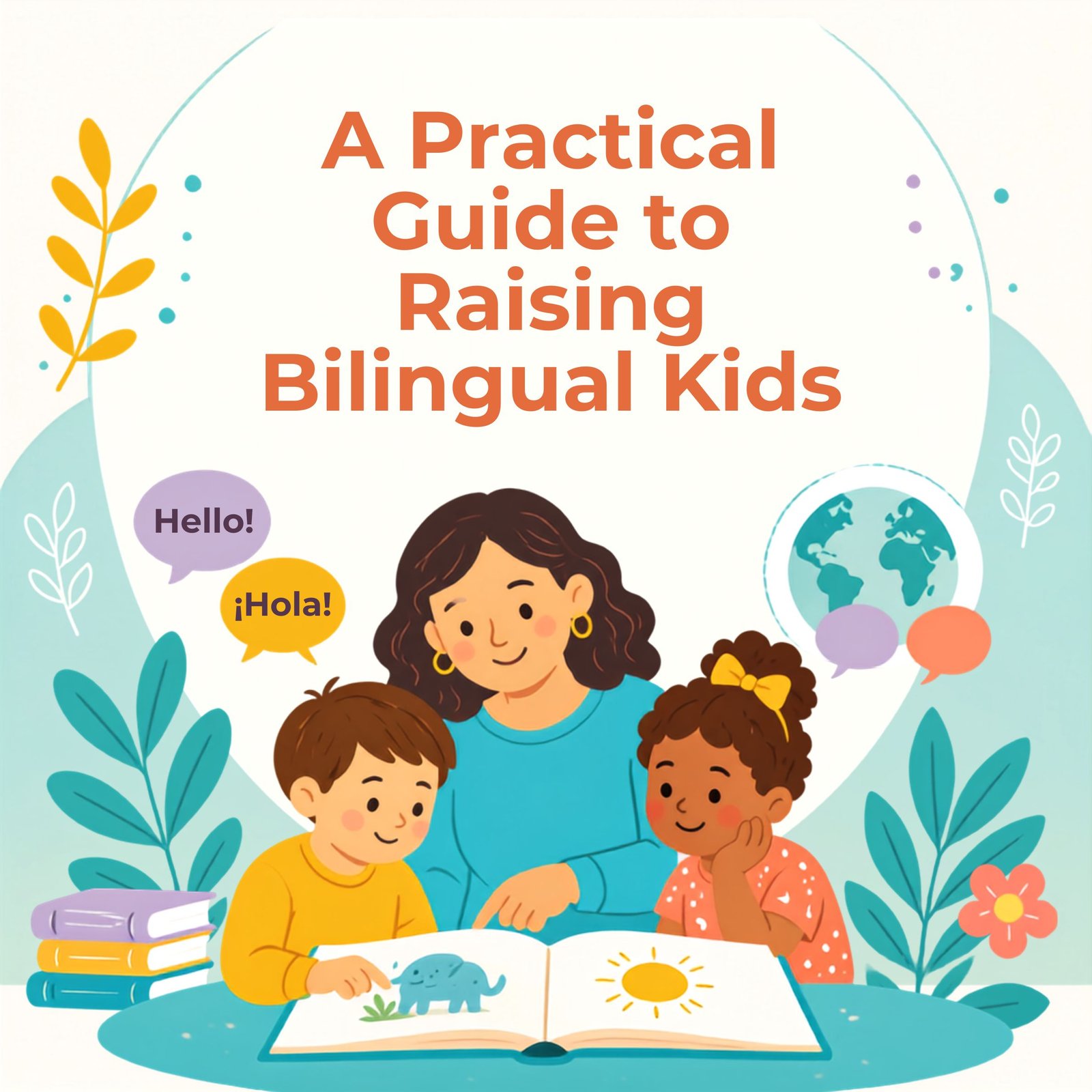 A Practical Guide to Raising Bilingual Kids | eBook for Parents | Tips for Raising Bilingual Kids | Digital Download Parenting Resource