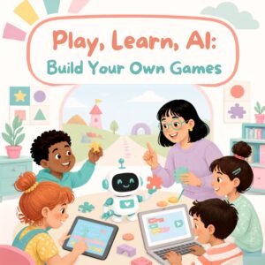 Play, Learn, AI: Build Your Own Games | Digital Guide on How to Make Custom Learning Games with AI | Educational Game Design eBook for Teachers, Creators & Innovators