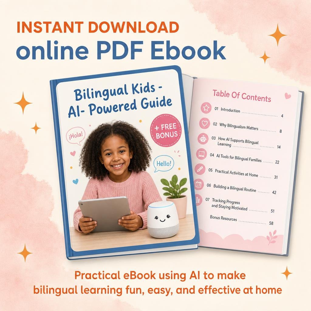 A Practical Guide to Raising Bilingual Kids | eBook for Parents | Tips for Raising Bilingual Kids | Digital Download Parenting Resource - Image 2