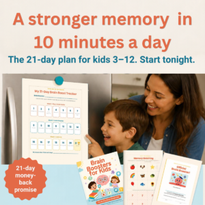 Brain Boosters for Kids: The 21-Day Plan