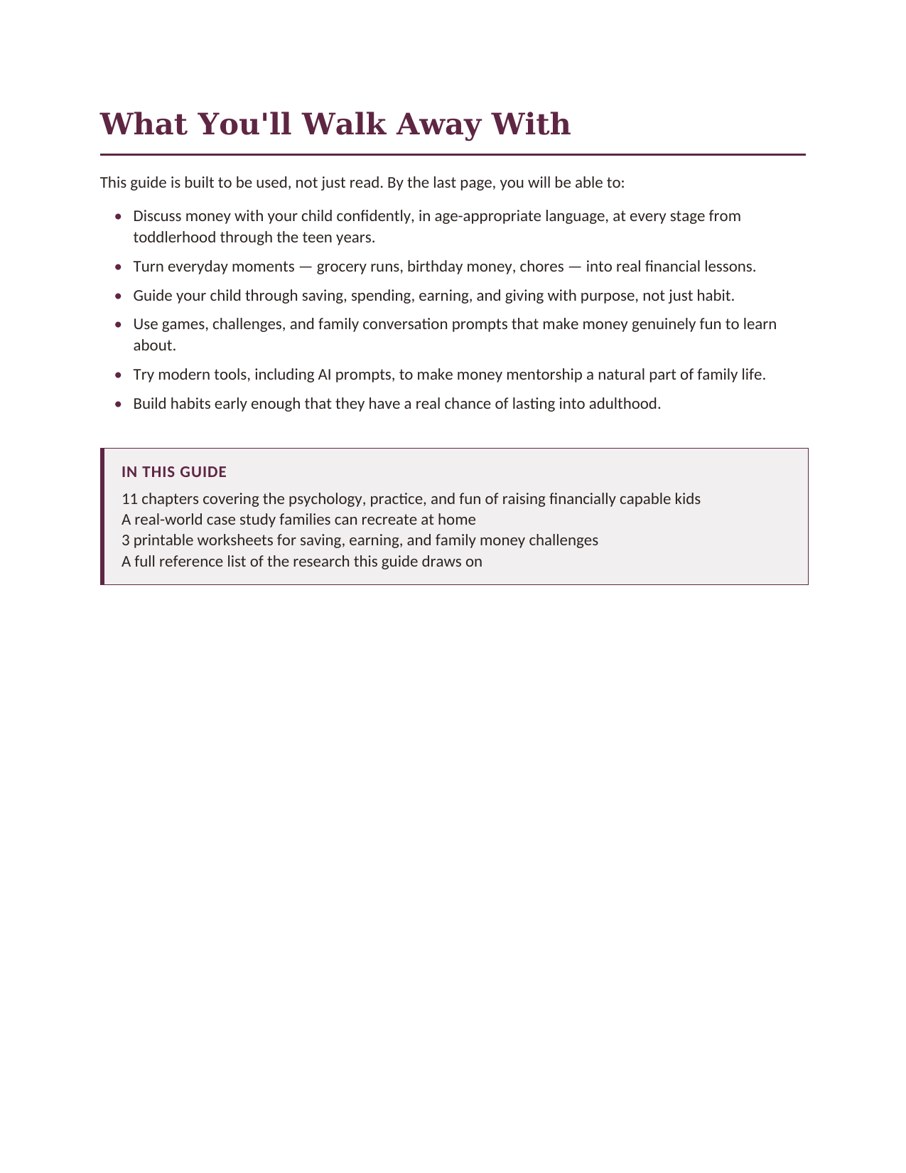 Raising Money-Smart Kids | eBook for Parents | Tips for Teaching Kids About Money - Image 3