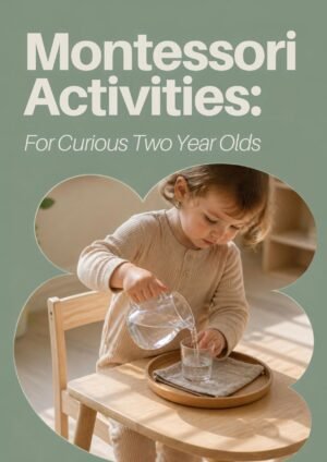 Montessori activities for 2-year-olds ebook cover