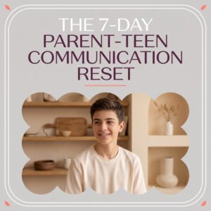 The 7-Day Parent-Teen Communication Reset: A Research-Based Guide to Stronger Conversations